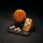White Lotus Seed Paste with Macadamia Nuts Baked Mooncakes